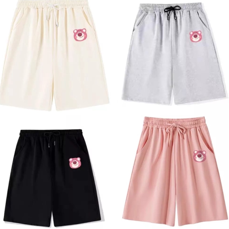 KODE J28P COD Celana Wanita Lotso Pants Fleece Nyaman