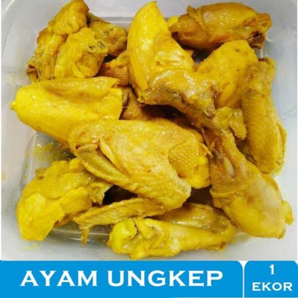

1 EKOR AYAM UNGKEP BUMBU KUNING POTONG 10 /AYAM SIAP MASAK DI GORENG MAUPUN DI BAKAR /AYAM UNGKEP BUMBU KUNING
