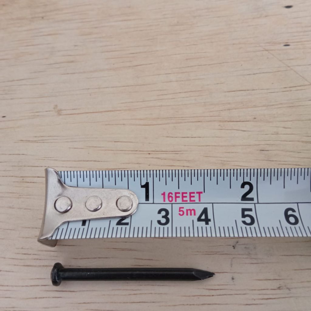 Paku Beton Baja Hitam Marabu 4cm 40mm HARGA PER KOTAK / Paku Beton Hitam / Paku Baja Marabu / Paku B