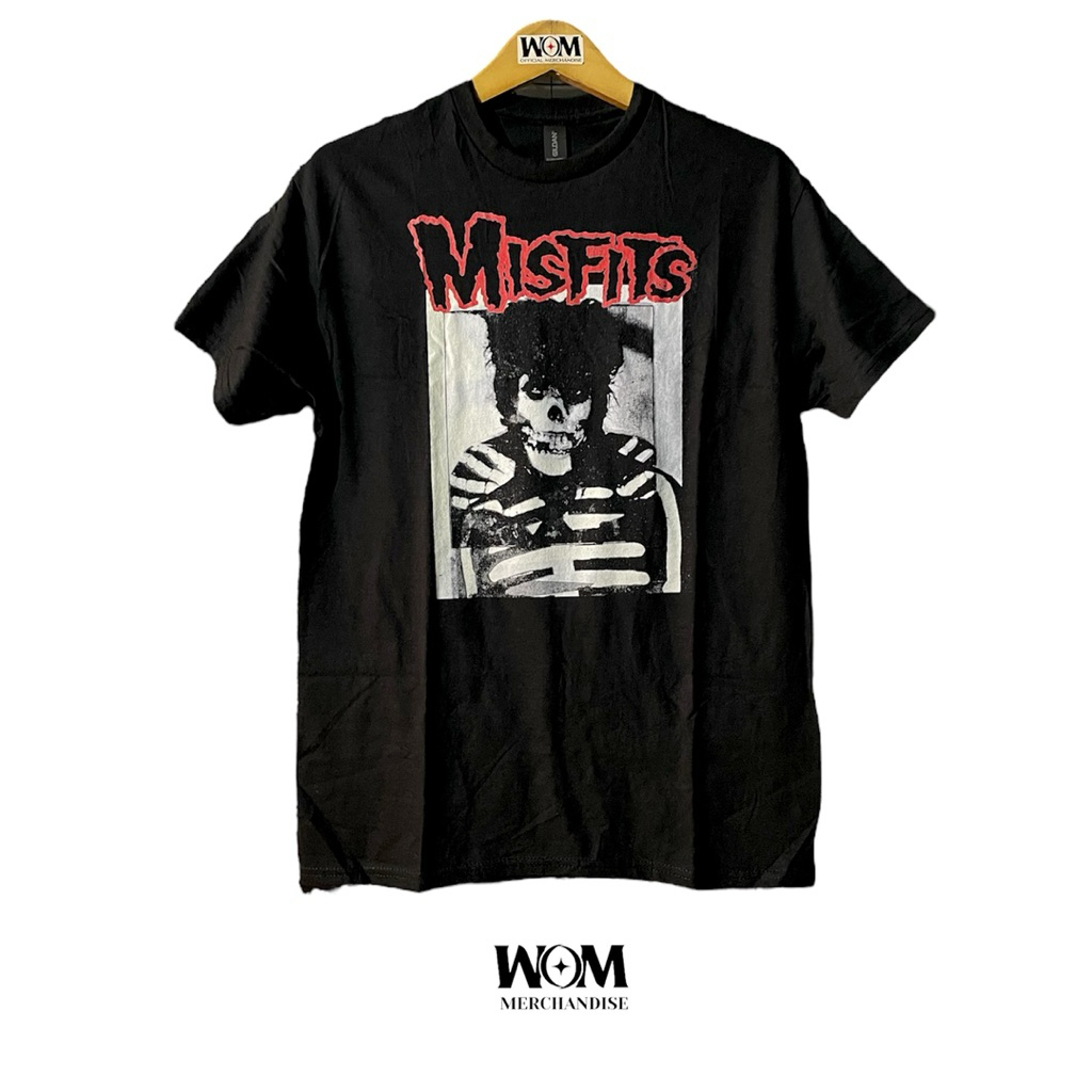 Kaos Band Misfits - Skull Vintage Classic