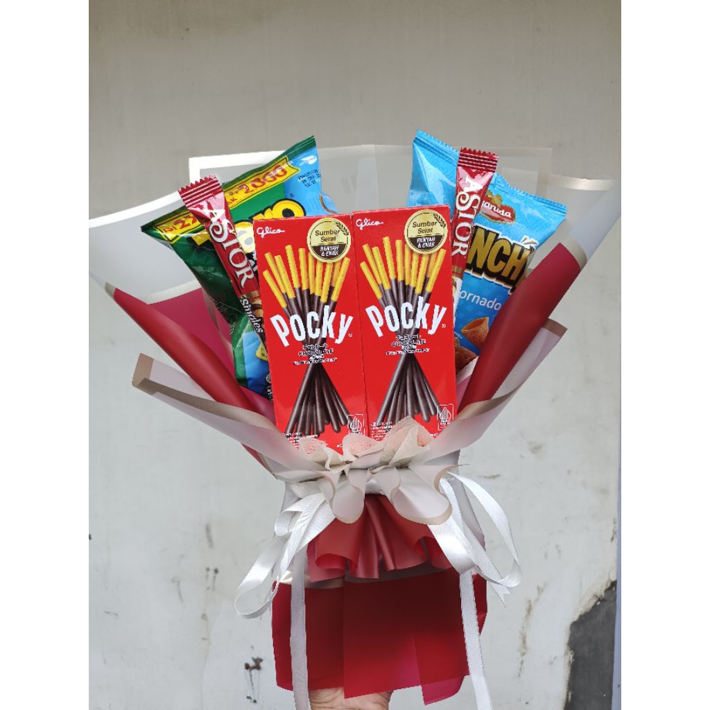 

Buket Snack Wisuda/Hadiah/Kado Ultah/Buket Murah