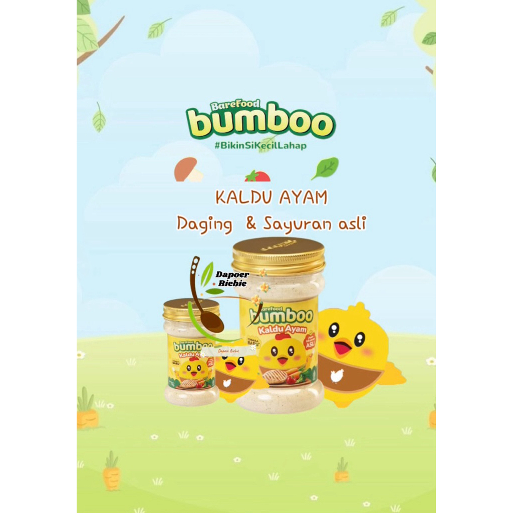 

BareFood Bumboo Kaldu Ayam Mpasi bayi dan Anak Non MSG