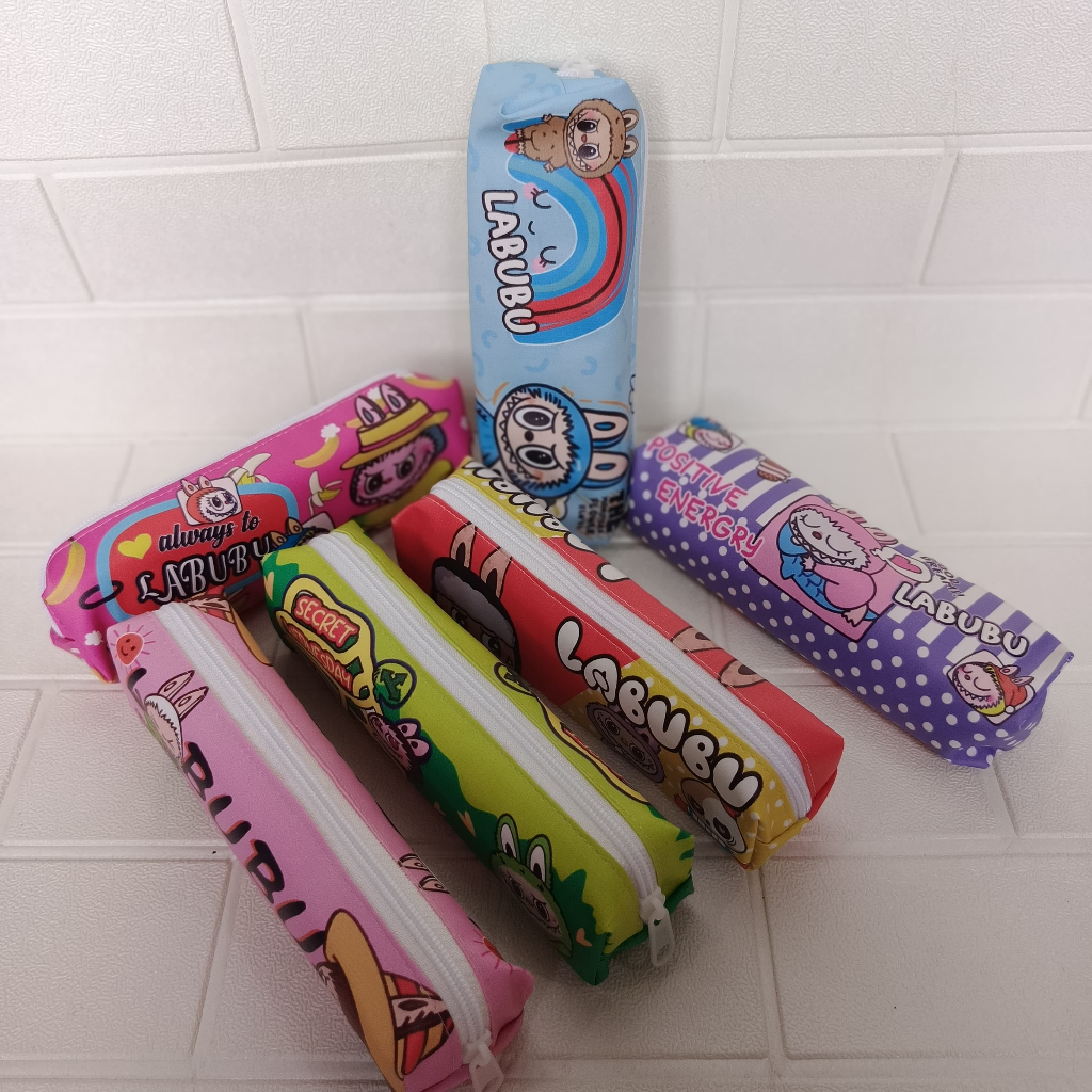 

Tempat Pensil Kain / Tepak Resleting Fancy Model LONTONG