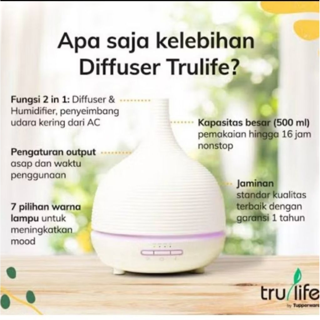 Tupperware Diffuser Trulife Produk Baru