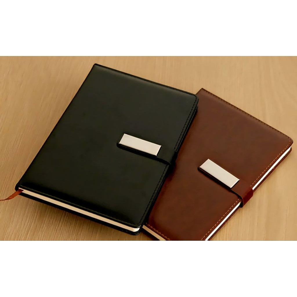 

Buku Agenda Hitam Agenda Kulit A5 Notebook