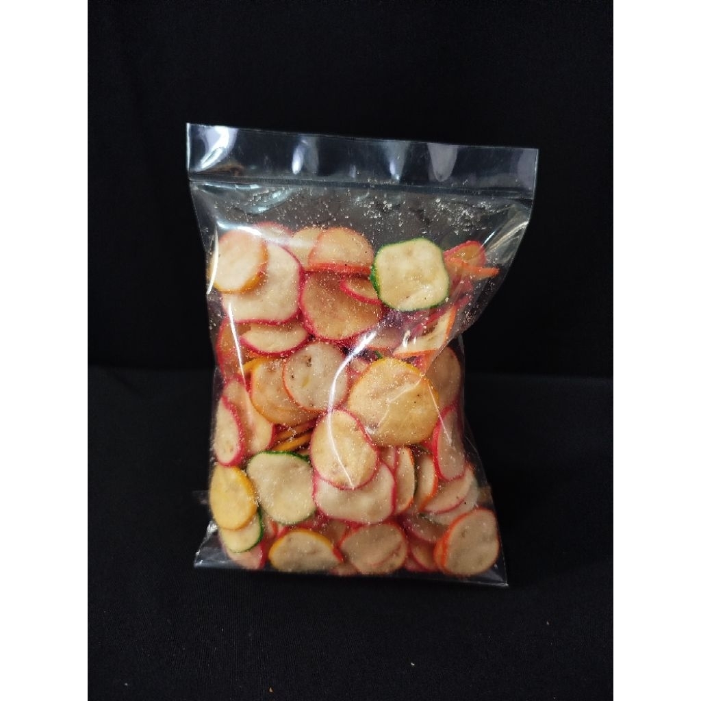 

Makanan Ringan Kriuk Keripik Seblak Bantet Rasa Bawang Pedas Gurih Enak Kemasan 1/4 Kg Atau 250 Gram