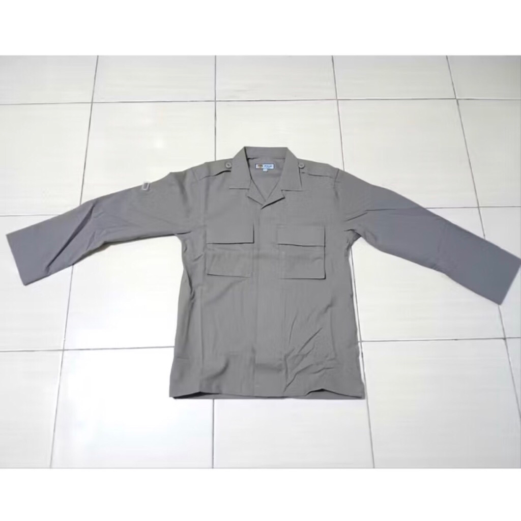 BAJU PDL COKLAT POLRI - SATPAM BAHAN HALUS PREMIUM