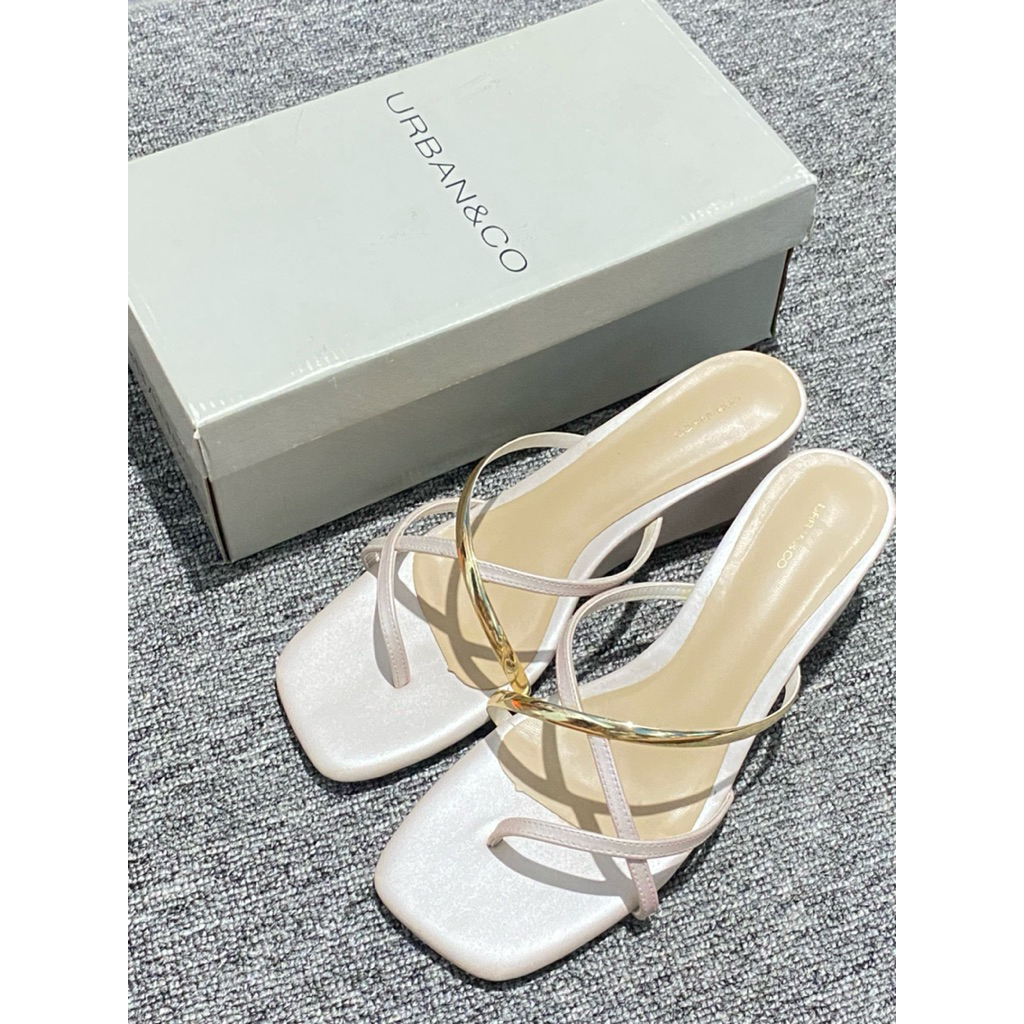 wedges urban & co sendal hak wanita 5cm