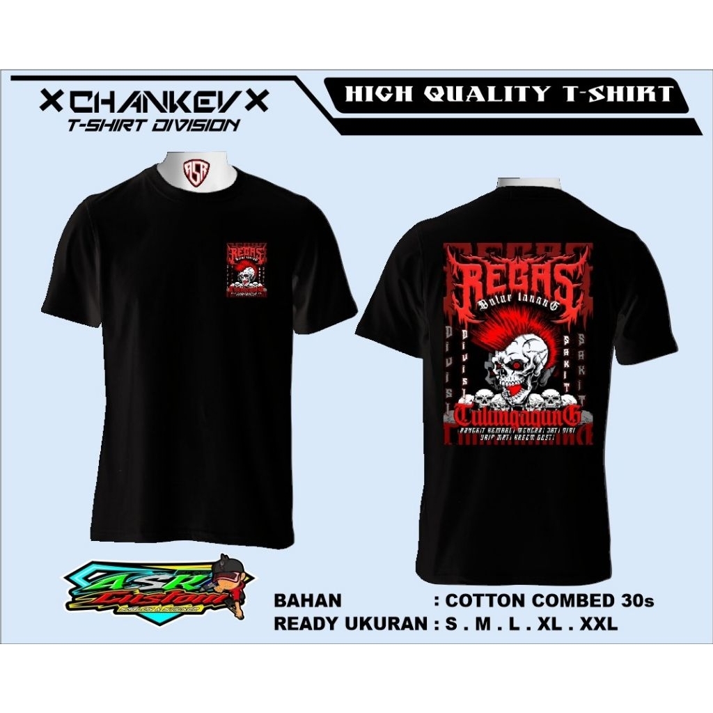 Kaos T shirt gangster Regas