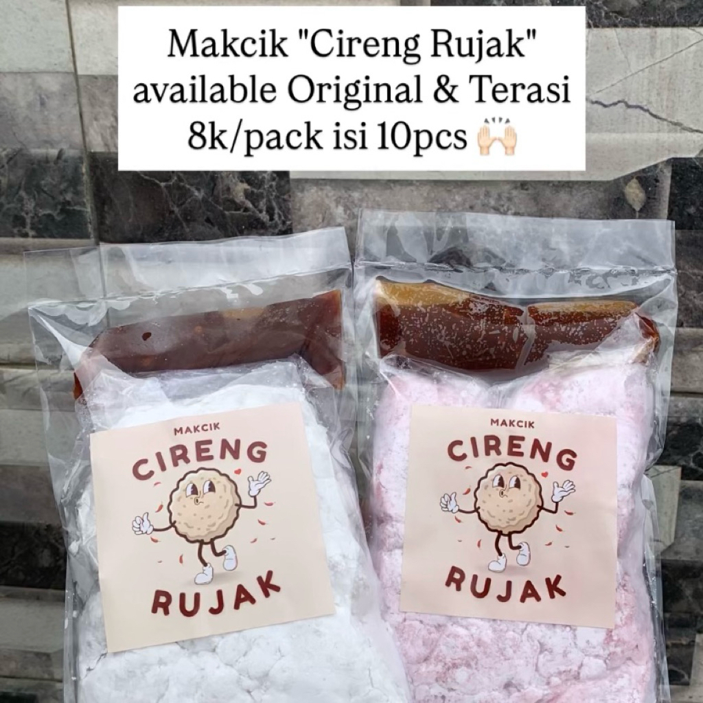 

CIRENG RUJAK MAKCIK (Original & Terasi)