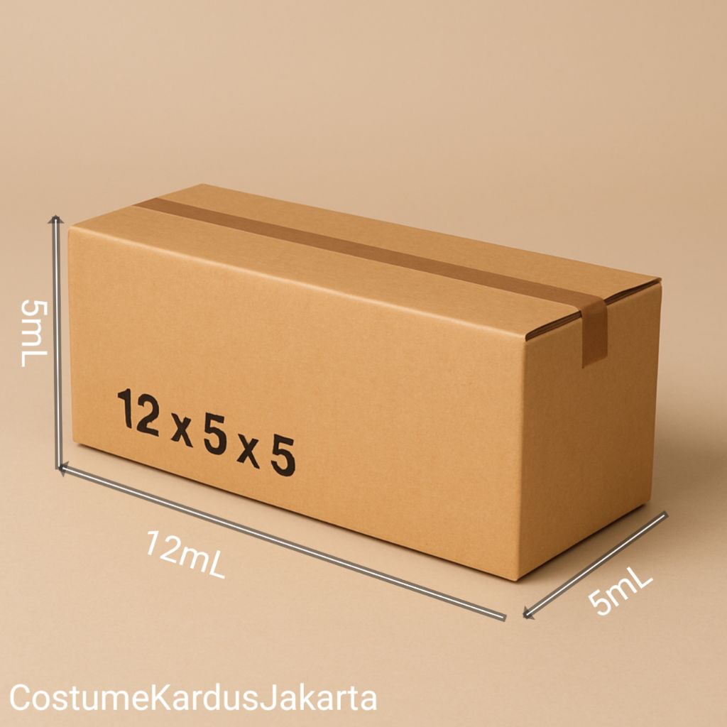 

Kardus Packing ukuran (12x5x5)