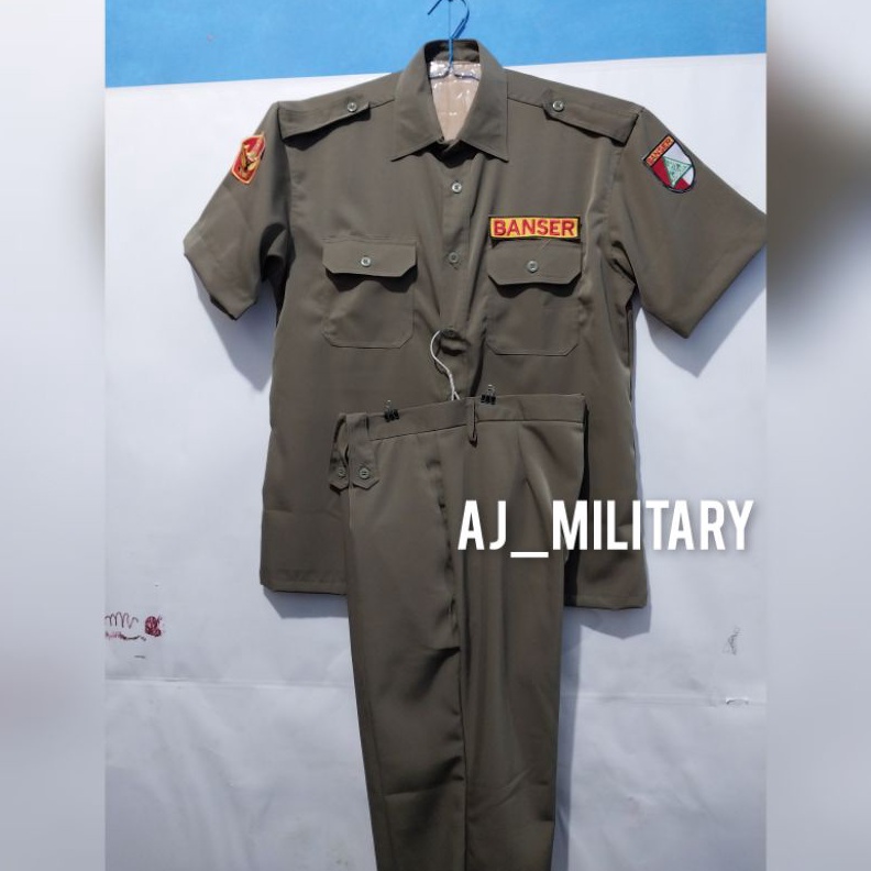 KODE C69S SERAGAM PDH BANSER BAHAN TWIST HALUS KUALITAS BAGUS