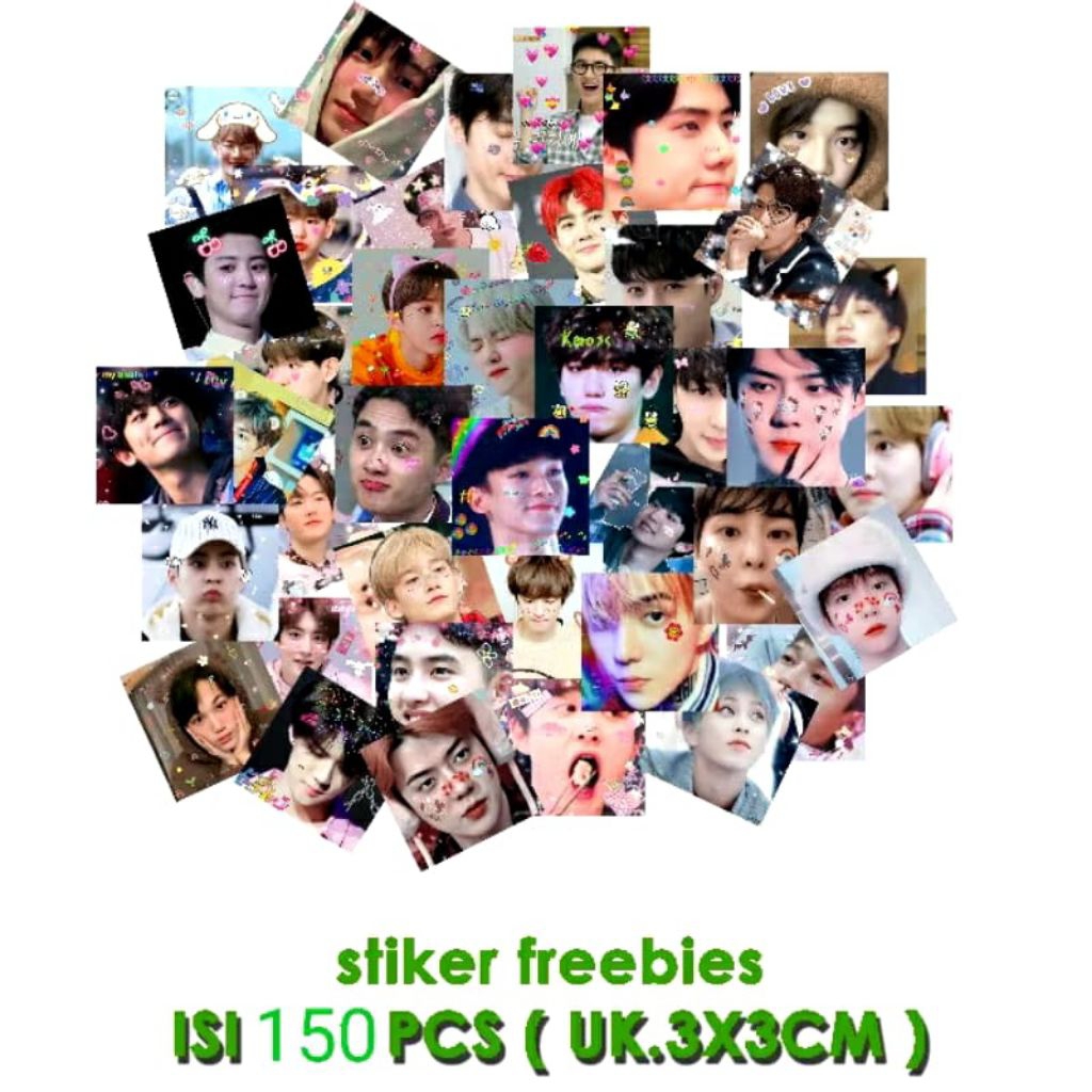 

[isi 150] STIKER FREEBIES BONUS GIFT KPOP ANIME AKTOR