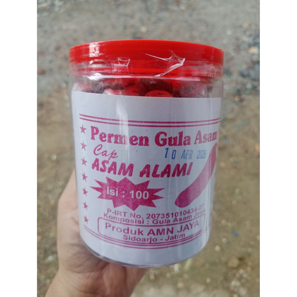 

permen gula asam 100biji