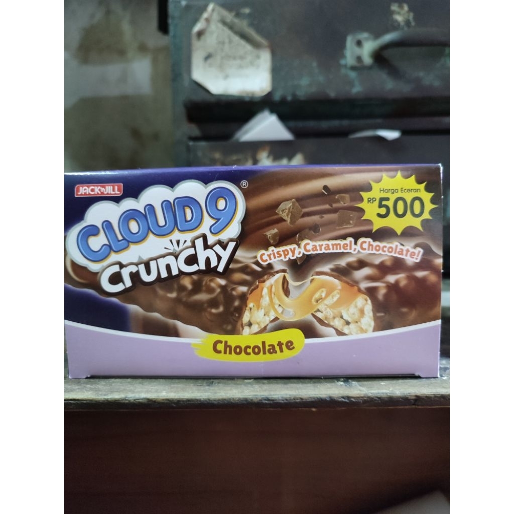 

Cloud 9 Crunchy Crispy, Caramel, Chocolate Isi 24pcs