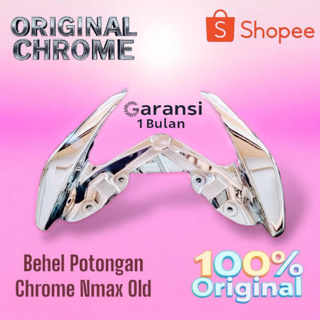 behel nmax old original chrome potongan