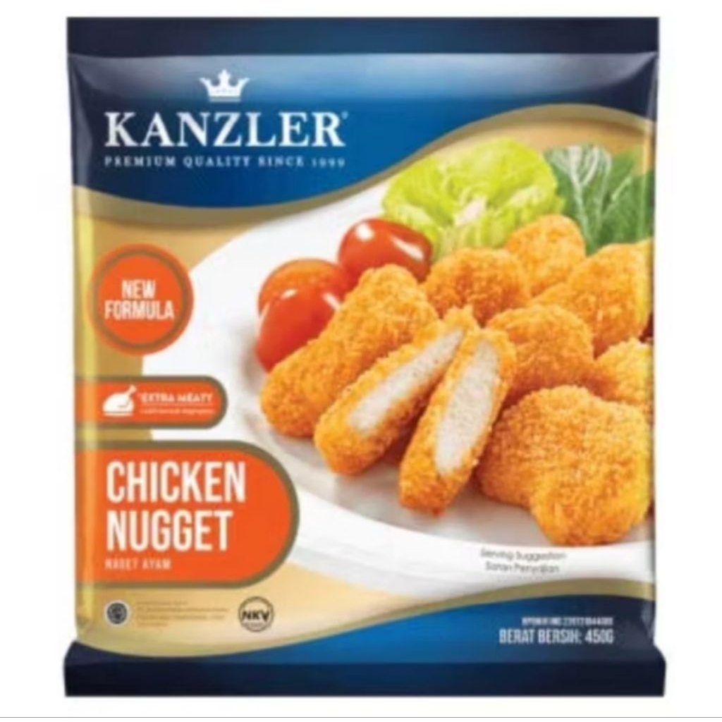 

Kanzler Chicken Nugget Premium Original 450 g /Kanzler chicken nugget 450 g
