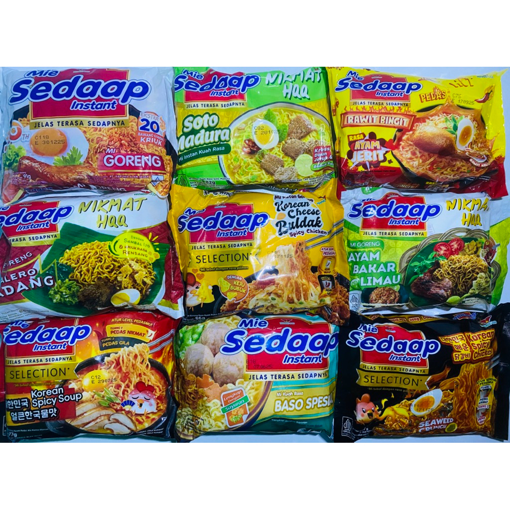 

MIE SEDAP BANYAK VARIAN RASA