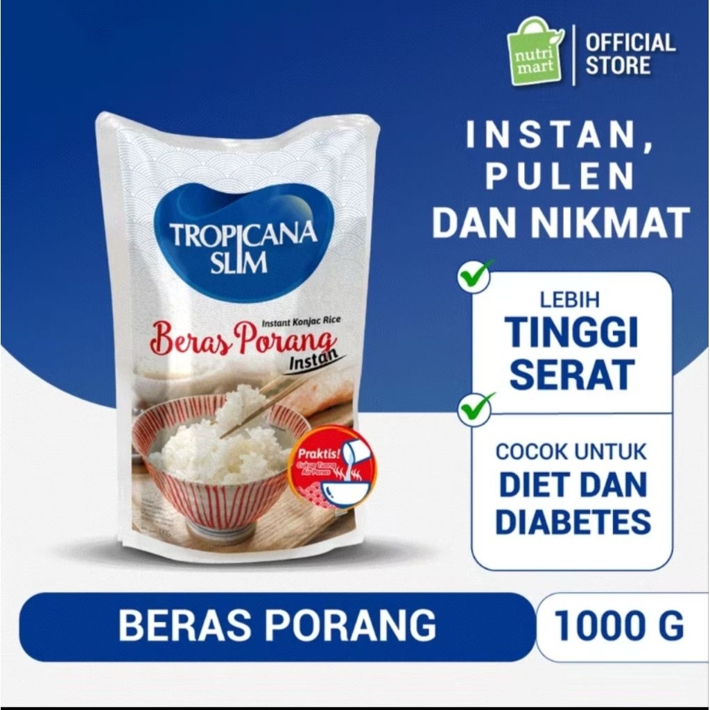 

Tropicana Slim Beras Porang Instan 1000gr