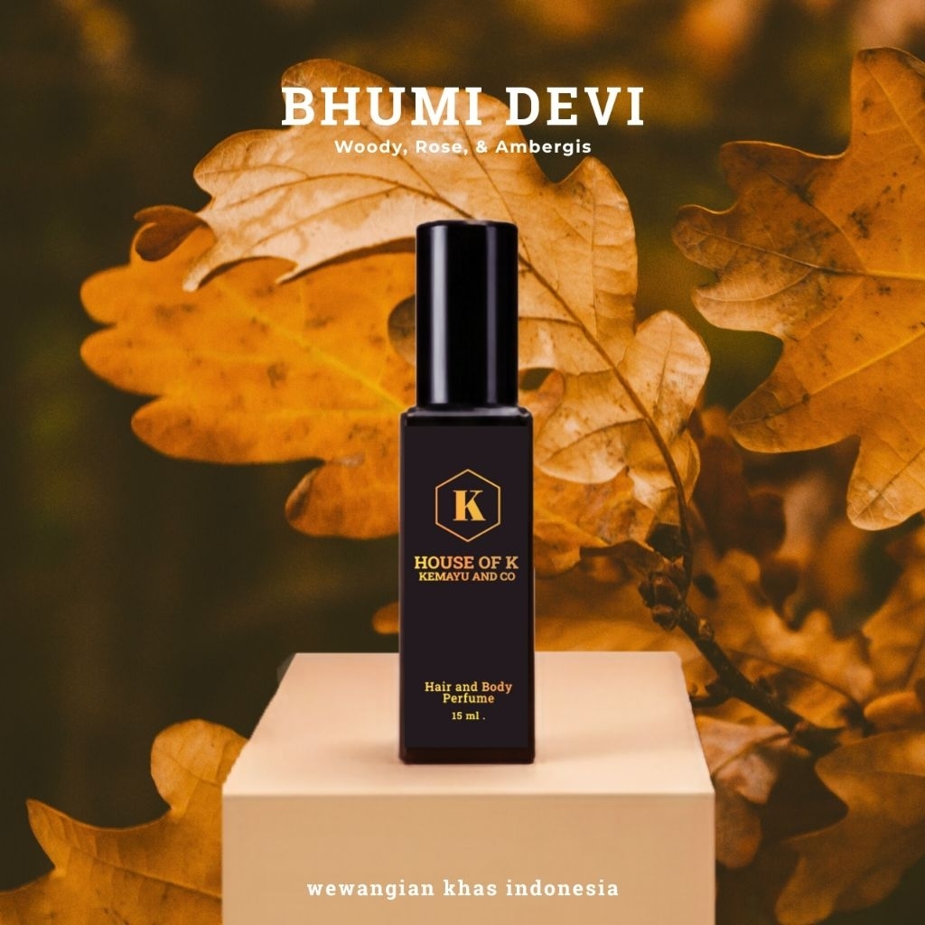 Kemayu & Co - Bhumi Devi Hair and Body Perfume 15Ml | Travel Size Eau De Parfum