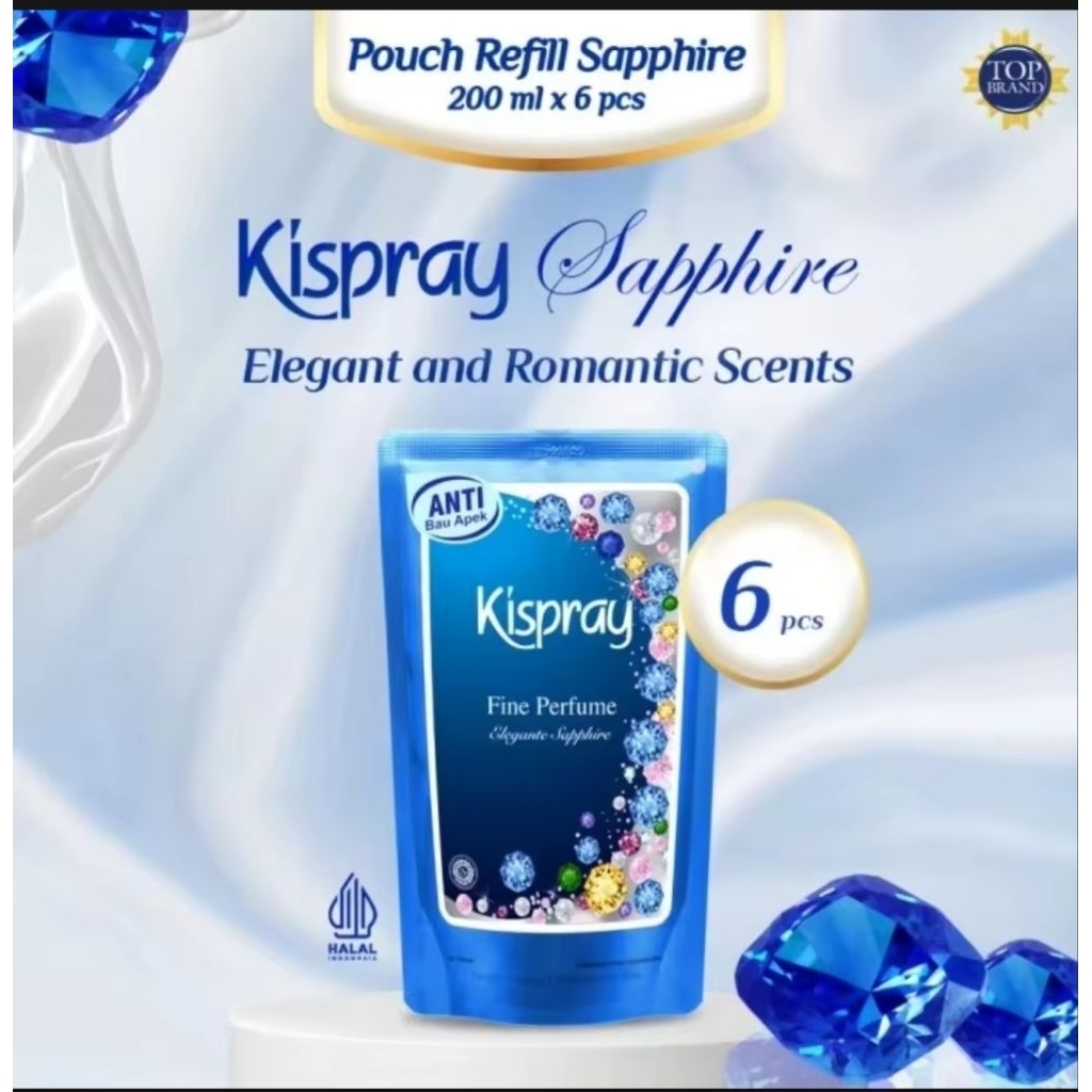 Kispray sapphire refill Isi 6 pcs