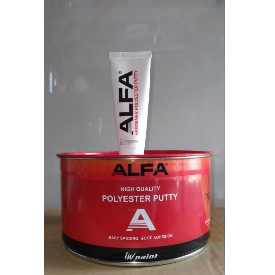 DEMPUL ALFA / ALFA POLYESTER PUTTY iW Paint 1KG