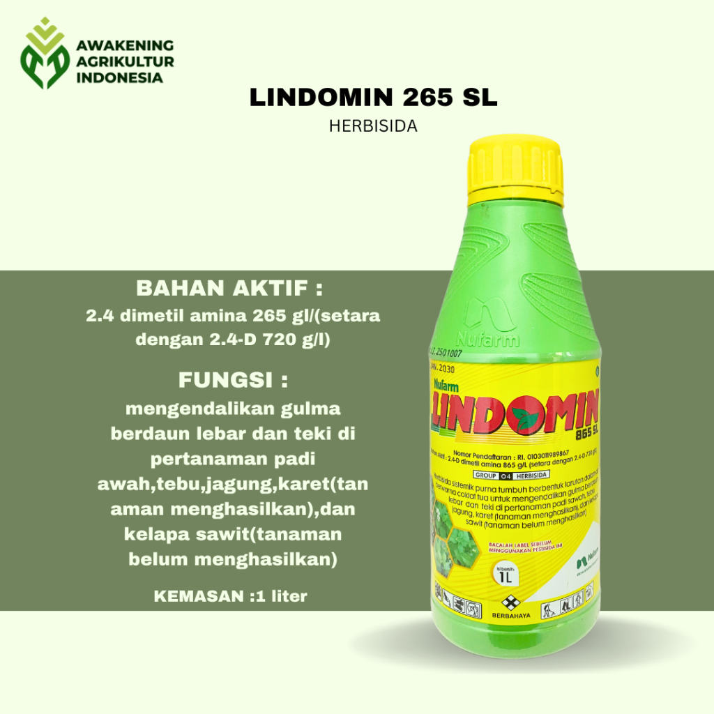 LINDOMIN 865 SL HERBISIDA 1 LITER