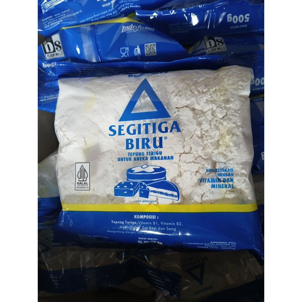 

Tepung terigu segitiga biru 500gr
