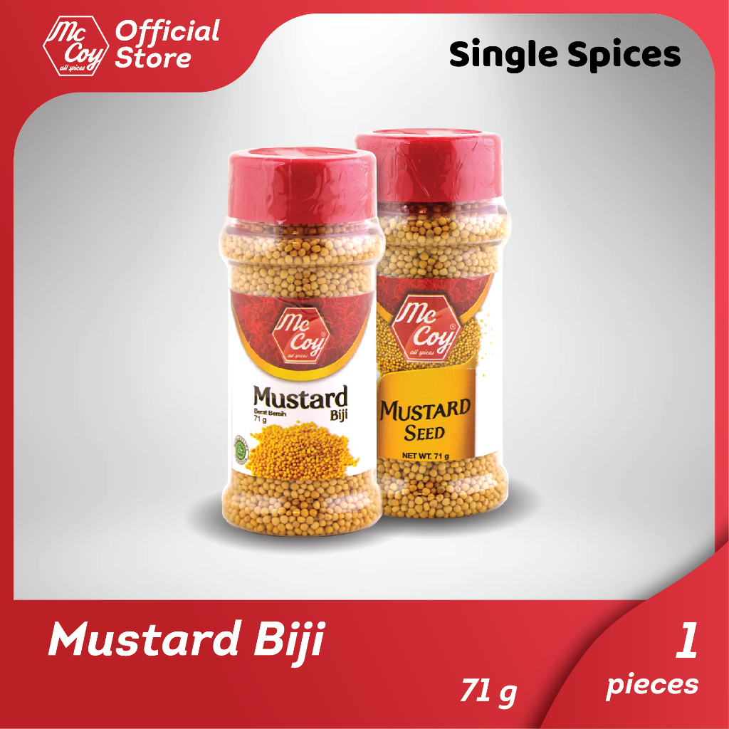 

McCoy Mustard Biji – Rempah Tajam untuk Saus dan Marinasi