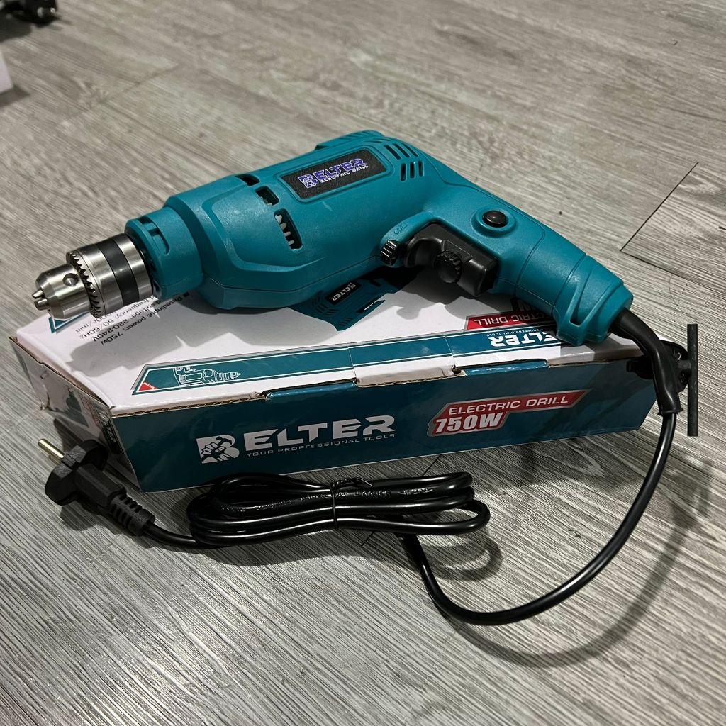 Model Makita Bor Listrik 10Mm Mesin Bor Bolak Balik Untuk Bor Tembok Kayu