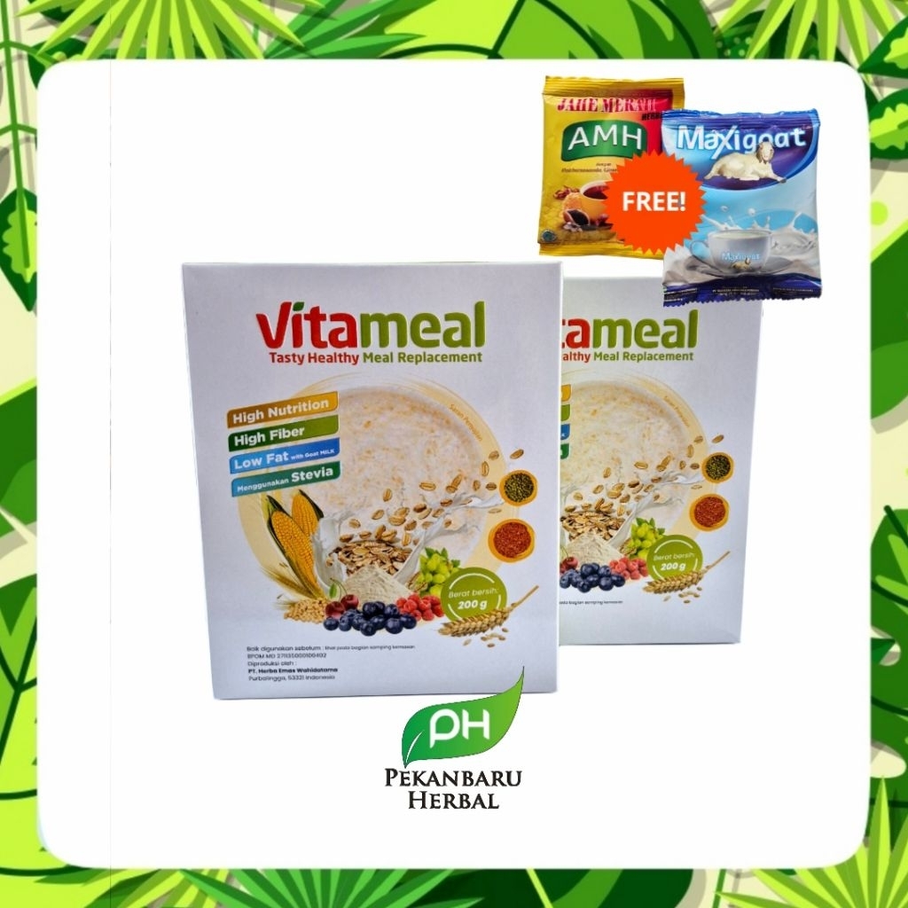 

VITAMEAL 2 PAKET FREE BONUS BPOM ORI