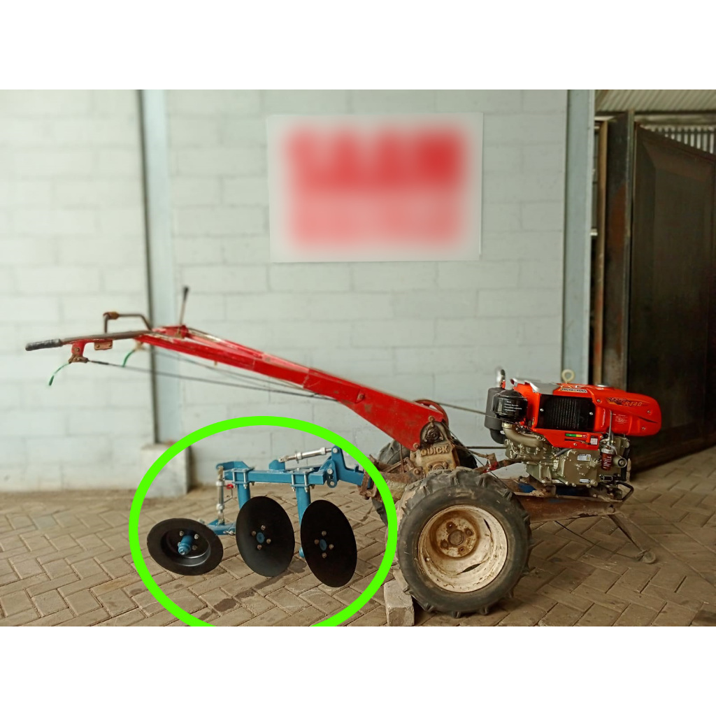 Disc Plough - 2 Mata Singkal Cakram Traktor Bajak Piringan Parabola ( Sejenis Bajak Parabola Super )