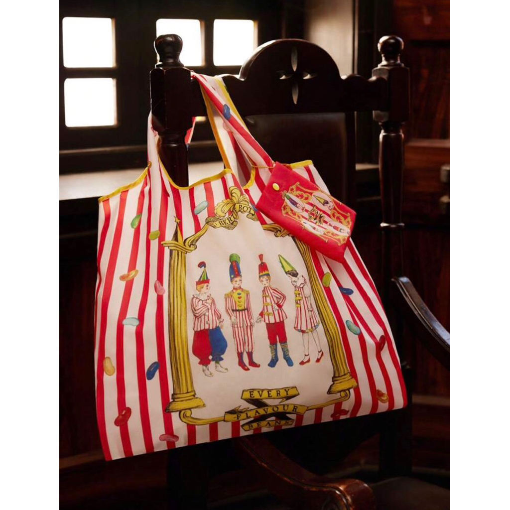 HARRY POTTER X SHEIN Magical Every Flavor Beans Patten RPET Polyester Foldable Tote Bag, With Small 