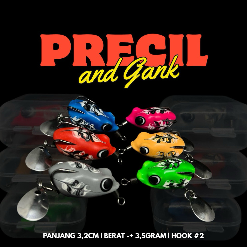 Softfrog Murah 3,2cm Umpan casting Gabus/Toman/Haruan