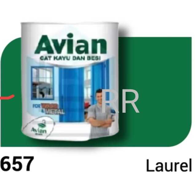 

Cat Kayu dan Besi Warna Hijau Tua (Laurel 657) Avian Gloss Mengkilap / Cat Kayu Mengkilap