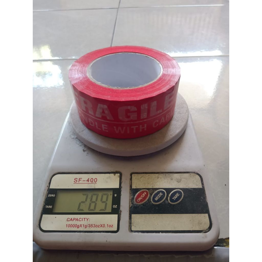 

LAKBAN FRAGILE MERAH 200 YARD TERMURAH