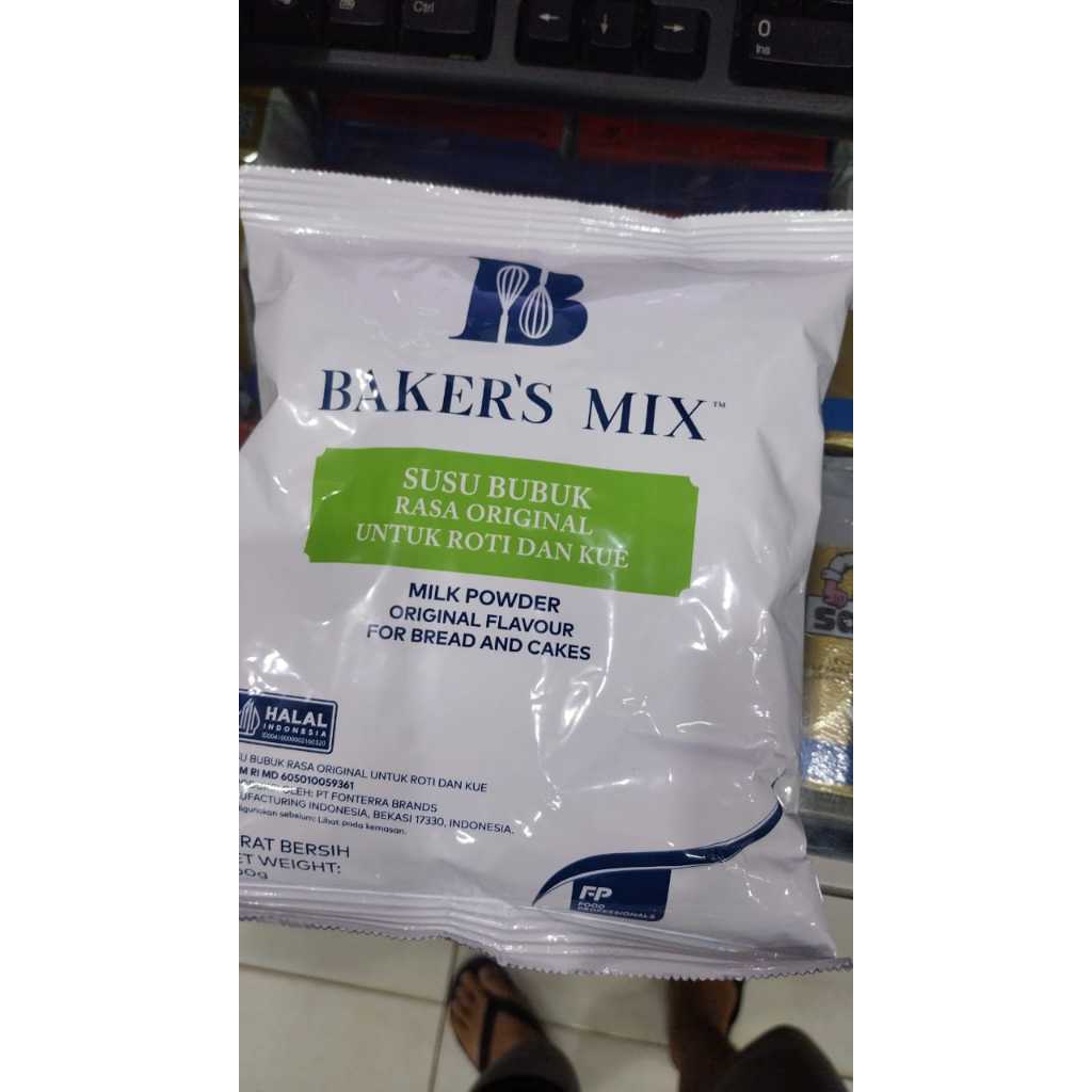 

Fonterra Bakers Mix Susu Bubuk Untuk Roti / Milk Powder For Baking 500 Gram