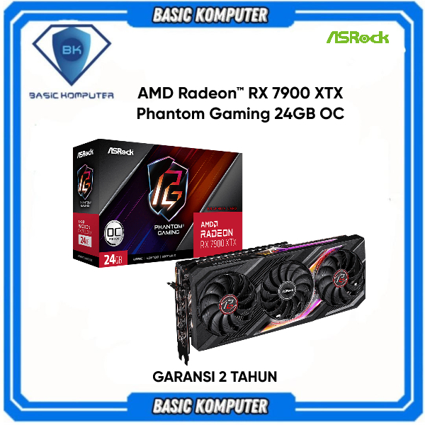 Vga Asrock AMD Radeon RX 7900 XTX Phantom Gaming 24GB - RX7900XTX