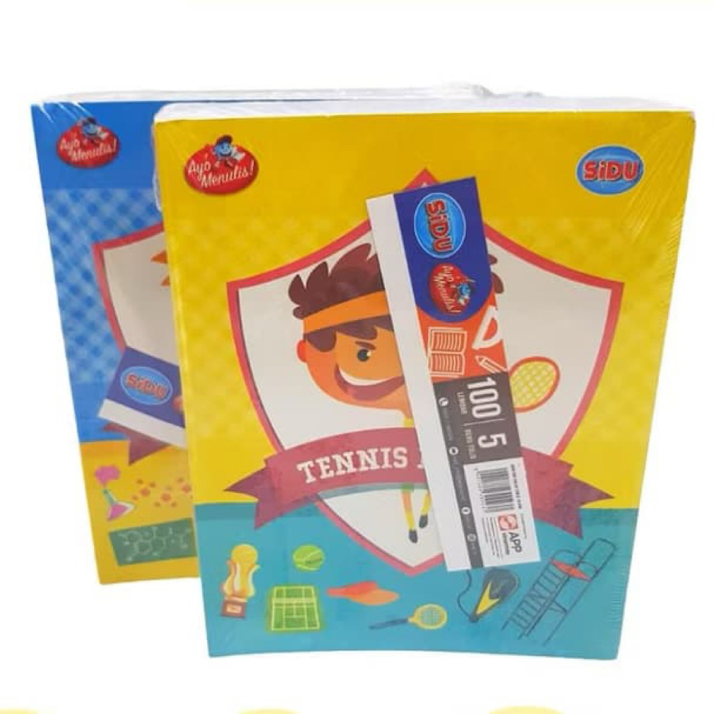 

Buku Tulis SIDU Isi 100 Lembar (1 Pack Isi 5 Buku)