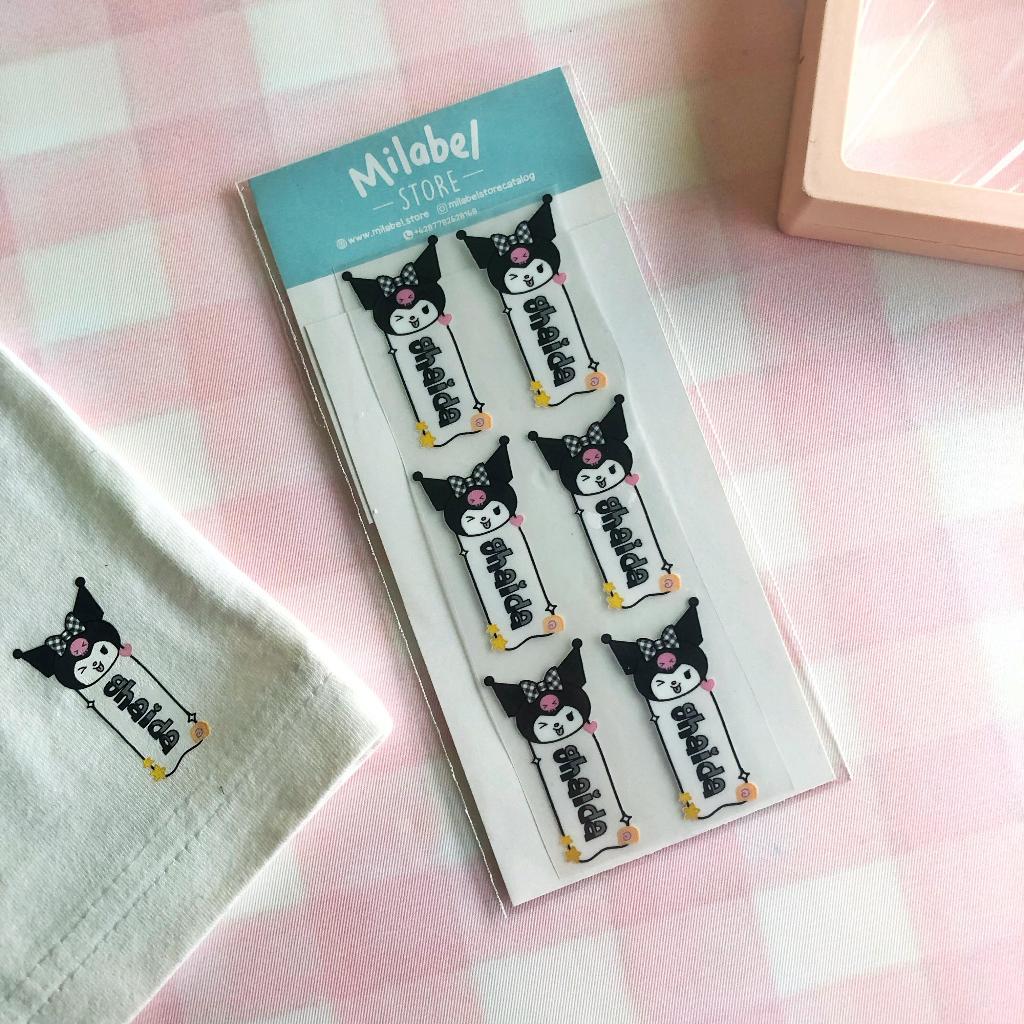 

{ 15 PCS } MILABELSTORE - STIKER LABEL KAIN/BAJU KARAKTER ANAK UNTUK SERAGAM / PESANTREN / LAUNDRY ANTI AIR CUSTOM NAMA