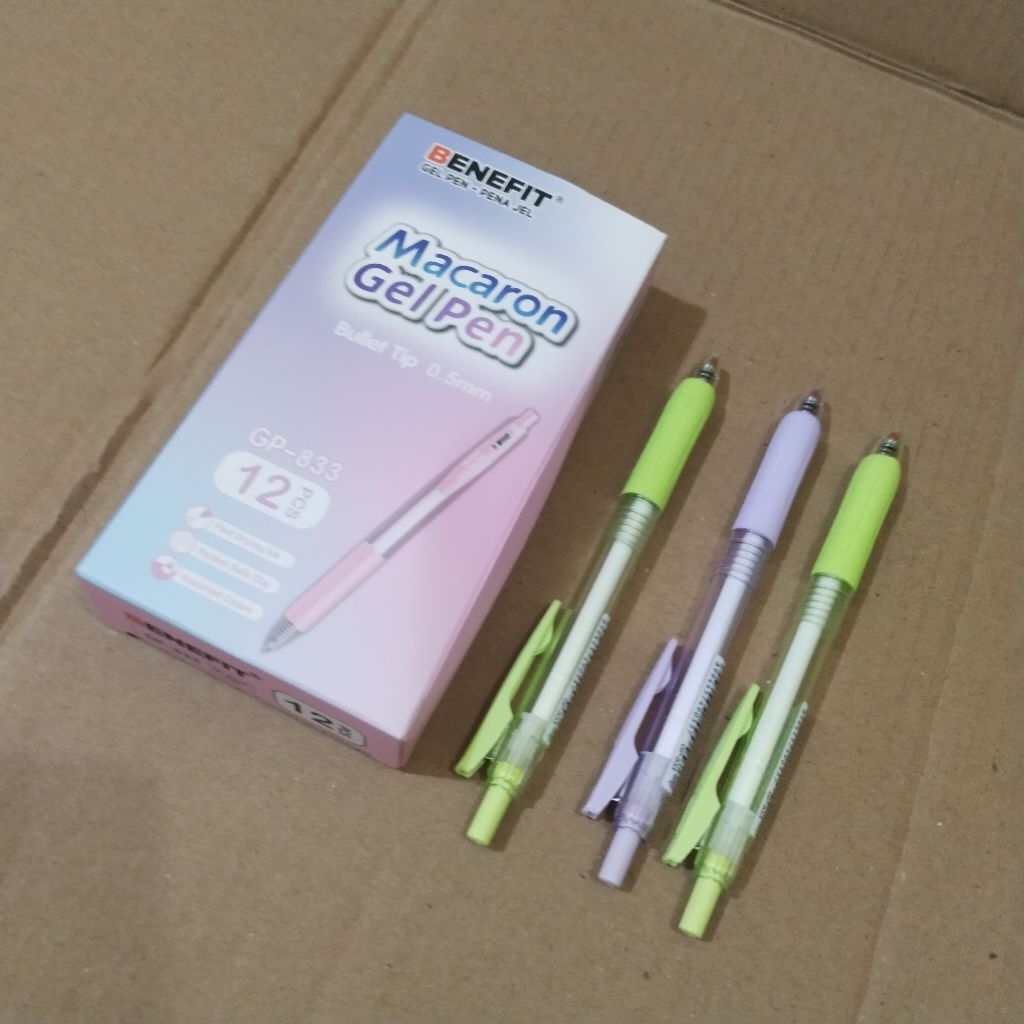 

1 Pcs Pulpen Benefit Macaron GP-833
