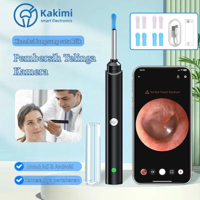 KAKIMI Korek Kuping Led Smart Pembersih Telinga Korek Kuping Kamera Led Korek Kuping Bayi Alat Pembe