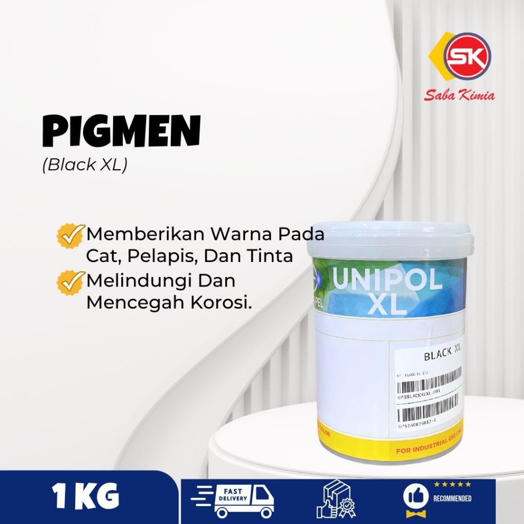 Pigmen Warna Resin | Warna Resin Hitam (Black) 1 KG