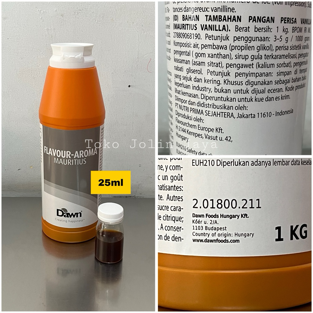 

25ml Dawn Mauritius vanilla essence / vanilla extract