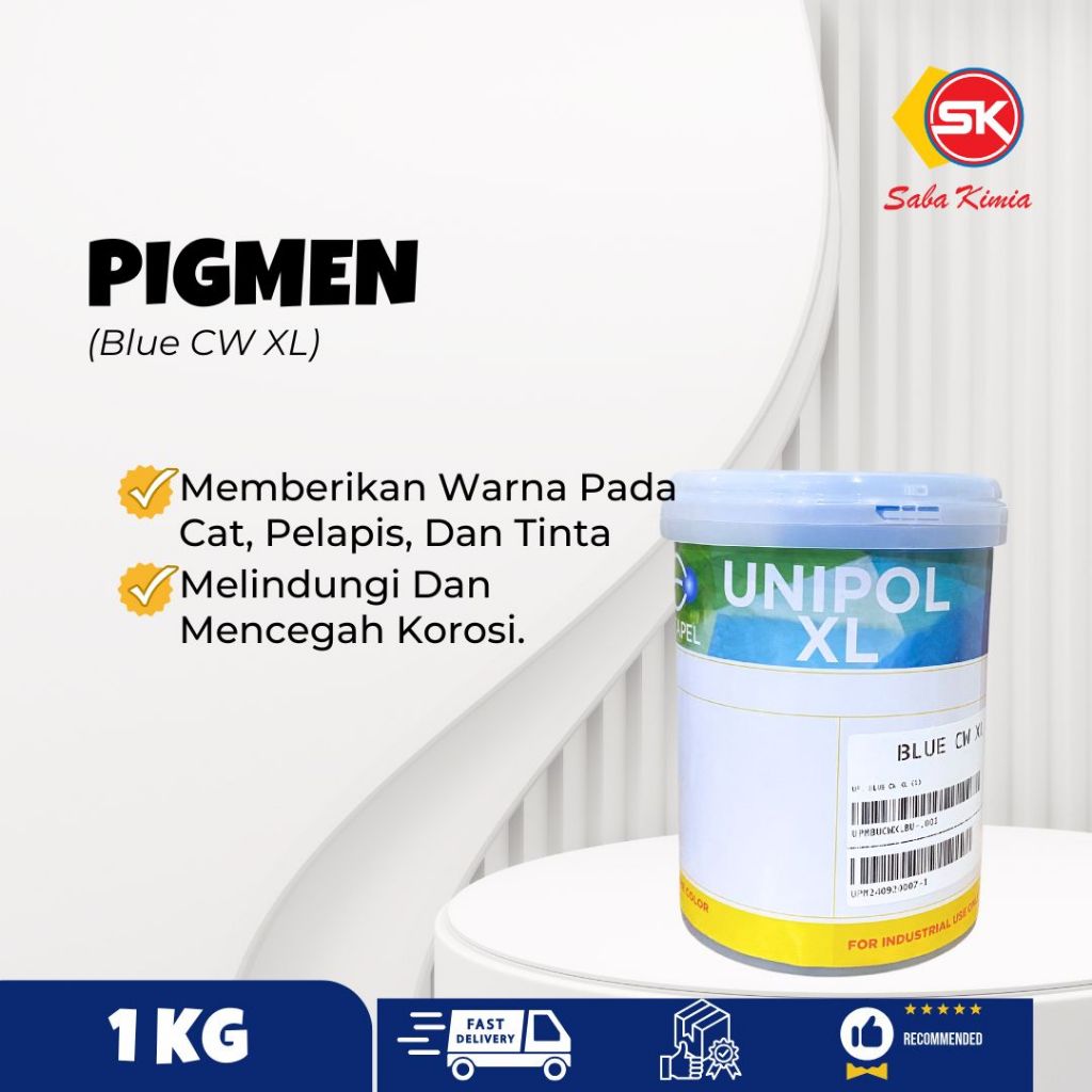 Pigmen Warna Resin | Warna Resin Biru Muda (Blue CW) 1 KG