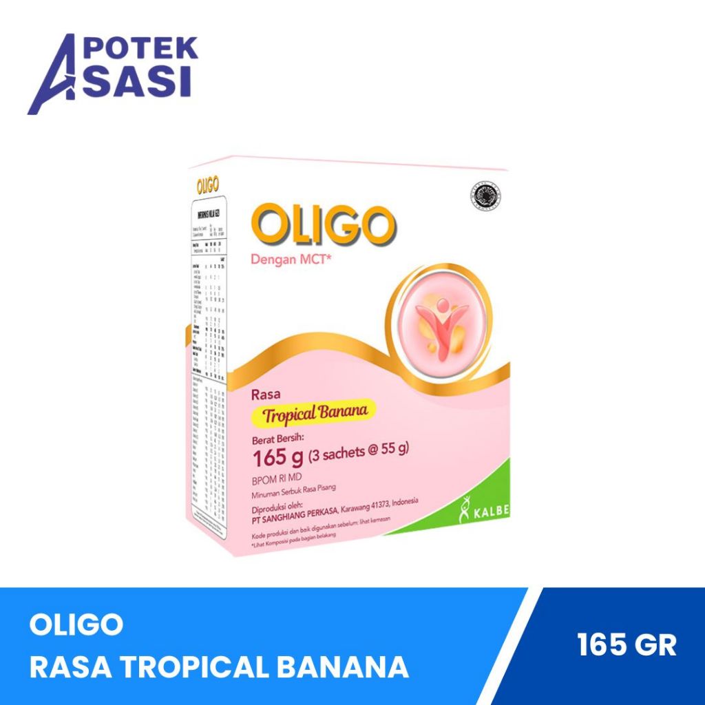 

Oligo Rasa Tropical Banana - 165 Gram