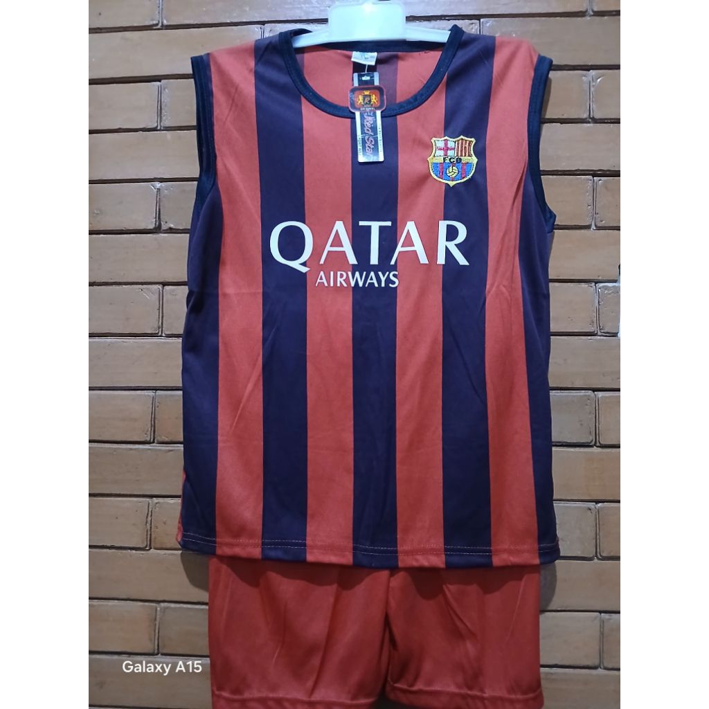 Baju Jersey Anak FCB-QATAR