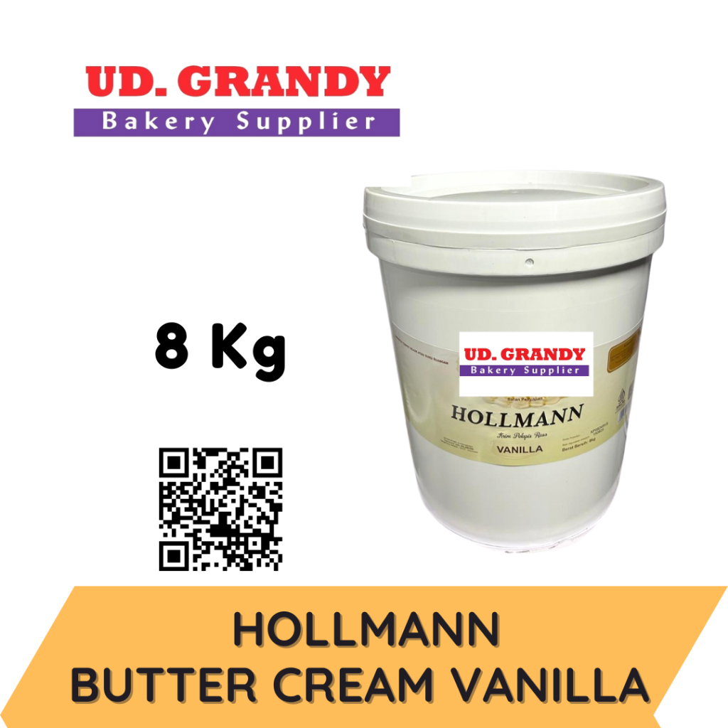 

Hollmann Butter Cream 8 Kg (Butter Cream Instant / Siap Pakai)