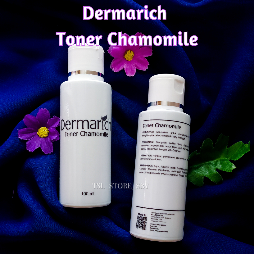 Dermarich Toner Chamomile - Toner Untuk Membersihkan dan Menyegarkan kulit Wajah