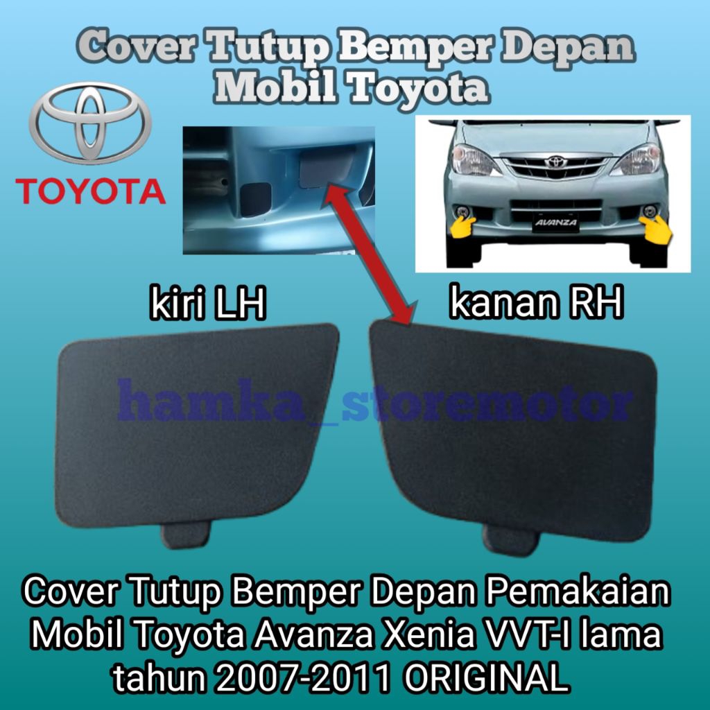 Cover Tutup Bemper Depan Mobil Toyota Avanza VVT-I tahun 2007-2011 ORIGINAL